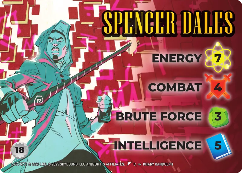 Spencer Dales Character Stack