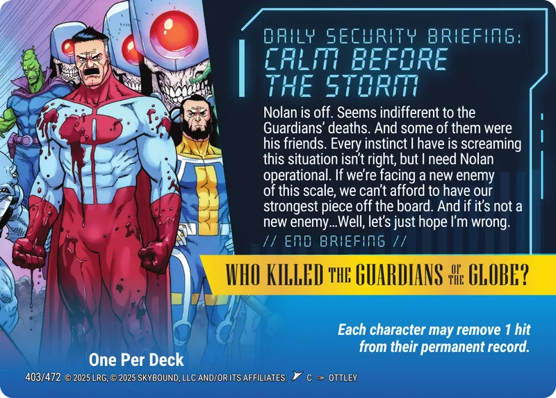 Daily Security Briefing: Calm Before the Storm - C - SKY403