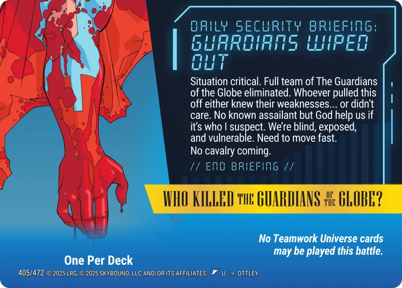 Guardians Wiped Out - U - SKY405
