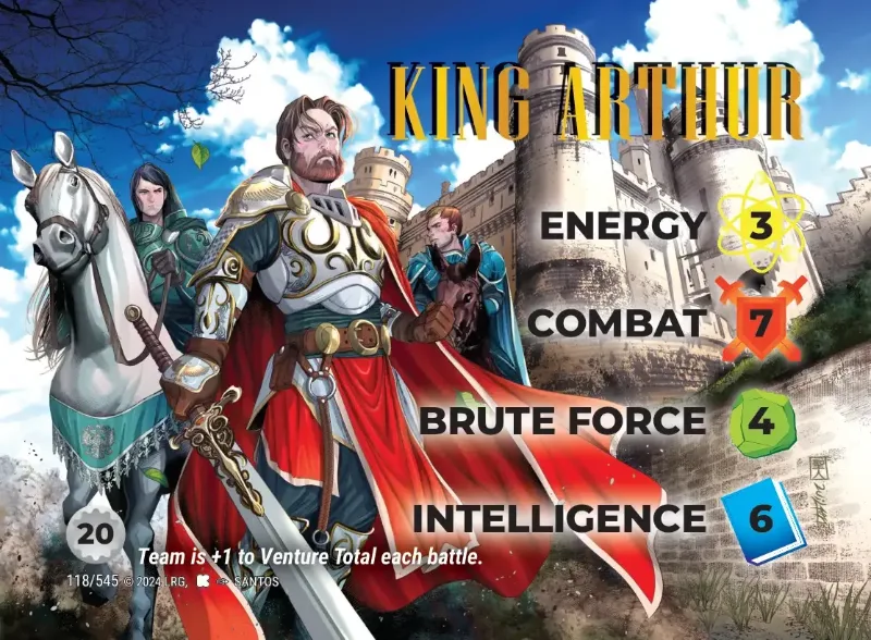 King Arthur Character Stack